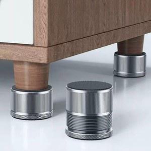 메탈 가구 다리 4개 세트 받침대 침대 바닥 다리발 테이블 높이조절 소파