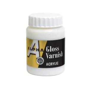 알파 그로스바니쉬 500ml/광택제/코팅제/유화/보조제/투명/아크릴/그림/마감재/다용도/수성/공예/유광/작품