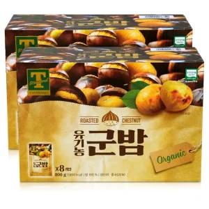 티스탠다드 유기농 군밤 100g 8입 2개