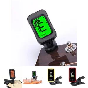 클립온 기타 튜너 베이스 튜닝기 조율기/우쿨렐레/바이올린/클립/통키타/칼림바/튜닝/현악기/다기능/악기