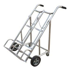 이동식 가스통 거치대 가스 운반카 고정대 수납함 위험물 수레 4칸 싱글 바퀴달린