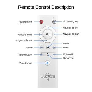 자이로 센서 오리지널 UGOOS BT 음성 리모컨 자이로스코프 교체 Ugoos AM7 X3 큐브 프로 플러스 안드로이드