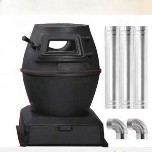 주물 화목 난로 무쇠 장작 화로 캠핑 펠릿 가정용 불멍