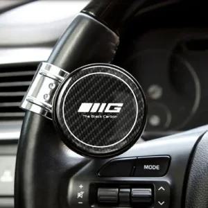 블랙카본 파워핸들 자동차용품 전차종 이쁜커버/파워그립/차량용/차량봉/핸들그립/버스봉