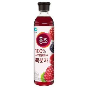 대상 청정원 홍초 복분자 900ML/식초/음료/베이스/아이스/여름//학교/요리/대용량/카페/홈카페/셀프/발효
