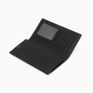 [NS홈쇼핑][헤지스ACC] HJWA6E822BK 블랙 로고패턴 소가죽 장지갑[35274975]