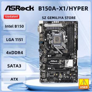 Intel B150 마더보드 ASRock B150A-X1/Hyper LGA 1151 마더보드 DDR4 64GB 지원 코어 i5-7500 6300 7400 65