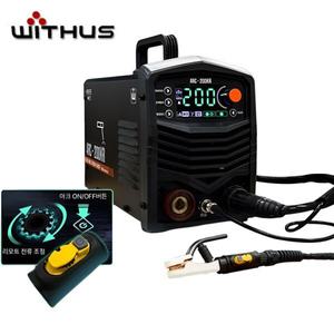 위더스 인버터 용접기 ARC-200KR 디지털 제어 아크 안전 작업