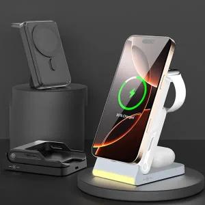 UM2 맥세이프 보조배터리 아이폰 갤럭시 애플워치 갤럭시워치 에어팟 버즈 올인원  MF5IN1