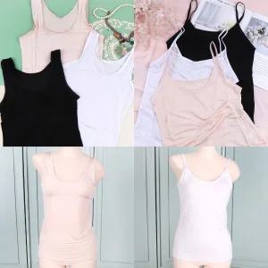 풍기인견 런닝 나시 끈 민소매 여성 주니어 빅사이즈