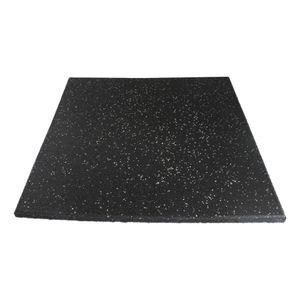 헬스장바닥매트 고무블럭 에버롤 EPDM 50T 충격완화 바닥재 검정