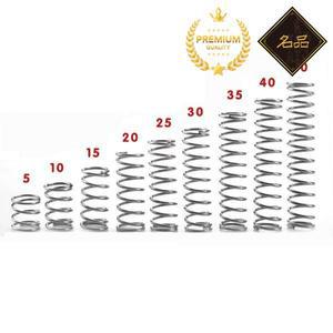 압축 스프링 장난감 0.3mm 와이어 304 스테인레스 스틸 후크 4/5mm 20 개