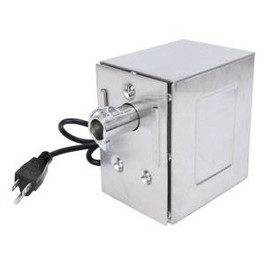 Asixxxix 전기 그릴 로티세리 모터 45W 스테인리스 스틸 BBQ 스핏 200-250kg 하이 토션 돼지 염소 닭 야외 바비큐용 범용 헤비 듀티 교체 미국