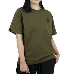 고품질 카즈미 반팔티 남녀 오버핏 반팔 티셔츠 카키 M L 트레이닝반팔 트레이닝상의 스포츠의류 (WFHH5NZ)