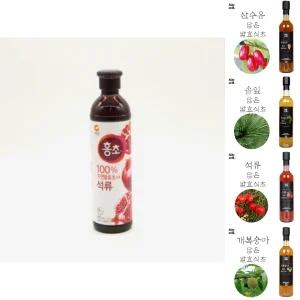 자연발효초 청정원 홍초 석류 900ml/업소 복분자 선물 발효 건강식 조미 비타 음료수 가정 회사 업무 숙성