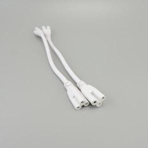 LED 튜브 커넥터 2 상 3 램프 조명 연결 더블 엔드 케이블 와이어 T4 T5 T8 핀 1 개 5 개