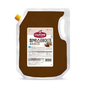 대상 쉐프원 식물성 함박스테이크소스 2kg×5개 [냉장포장] /