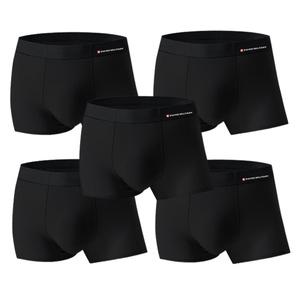 스위스밀리터리 남자팬티 모달심리스 드로즈[블랙] 5개/ 무봉제