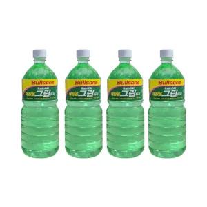 불스원 레인OK 에탄올 그린워셔액 1.5L 4개