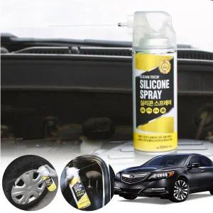 레전드 크린텍 실리콘 스프레이 420ml 내장재색상복원 고무경화방지 타이어광택