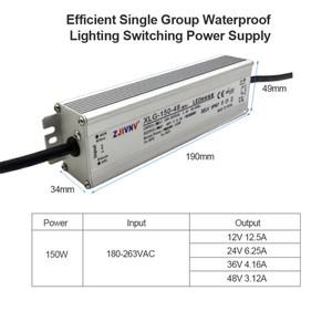 DIN 레일 파워 서플라이고효율 150W 방수 스위칭 전원 공급 장치 AC-DC 12v/24v/36v/48v LED 드라이버 IP67