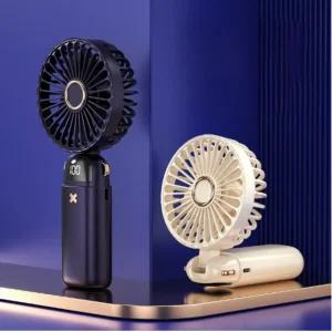 USB 충전팬 미니 휴대용 손풍기 손선풍기 6단조절 무소음 급속 냉각 목걸이 핸디형선풍기 C타입충전식