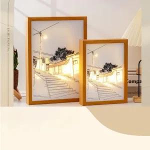 LED 감성 그림 미니액자 조명 인테리어 무드등 벽장식 소품