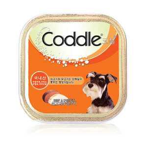 코들 홀리스틱 강아지 사각캔 국산 프리미엄 간식캔