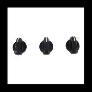 정밀 3Pcs 자동차 A/C 히터 기후 제어 스위치 손잡이 다이얼 커버 1999-2005 Jeep Wrangler 05011218AC