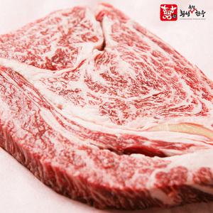 [횡성축협한우] 1등급 냉장 한우 등심 200g x2팩 총 400g 캠핑 고기 추천