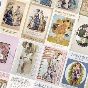 고품질 컬러 감성 엽서 모음 클래식 로맨스 사진엽서 (WFJ1L3O)