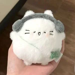 모든 뚱냥 헤드셋 고양이 인형 키링 우정템 선물 가방 백꾸 행운 커플 생일 Y2K
