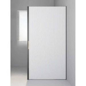 접이식 샤워커튼 슬라이딩 폭110X높180 욕실 칸막이 프레임 블랙 셀프 도어