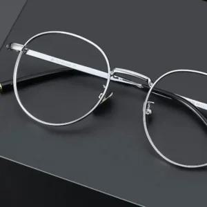 고품질 반무테 긱시크 무테 고급 뿔테 티타늄 안경 안경테 안경쇼핑몰 안경테추천 반무테안경 (WFJ93RC)