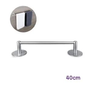 부착식 수건걸이 약40cm 거치대 선반 행거 스텐/스덴