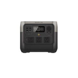 에코플로우 리버2맥스 파워뱅크 고속 최대 태양 리버 2개 패널 발전 프로 2PO4