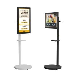 카멜 요일별 재생 가능 터치패널 광고모니터 CT2410IPS+DS플레이어+SMB32