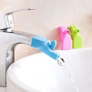 빠띠라인 실리콘 수도꼭지탭/연결/워터탭/아기/유아/아동/어린이/가정용/욕실/화장실/부품/수도관/길이