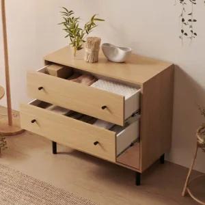 [비밀특가] 파로마 리디아 3단 와이드 서랍장