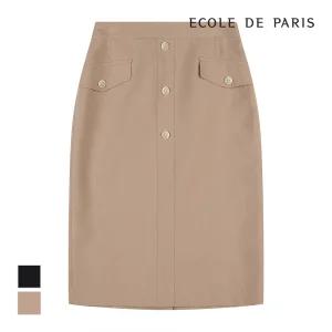 [에꼴드파리] 스티치라인 H라인 스커트_CB28WSA008Z
