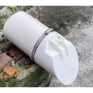 우수관 PVC 트랩 하수구 마개 수평 커버 냄새방지 파이프 110PVC 개폐기