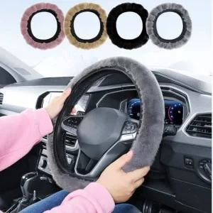 자동차용품 4컬러 겨울용 소프트 따뜻한 핸들커버 겨울핸들커퍼 차량핸들커퍼 따뜻한핸들커버