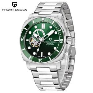 파가니 디자인 공식 실버 희년 팔찌 폭 24Mm 316L 스테인레스 스틸 스트랩 Pd1736 방수 다이빙 팔찌