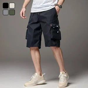 [리빌모아]여름 남자 빈티지 스트릿 카고 밴딩 반바지 DMS-PTH-SDD229