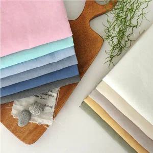 패션스타트 여름 셔츠 원피스 소품 앞치마 빈티지 워싱 라미 린넨 무지 내추럴라이트 원단 천