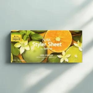 LG 스타일러 향기시트 라임바질앤만다린 아로마시트 20매입 1개