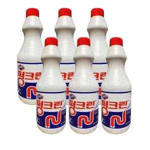 유한 펑크린 1L 6개 배수구세정제 액체 뚫어뻥