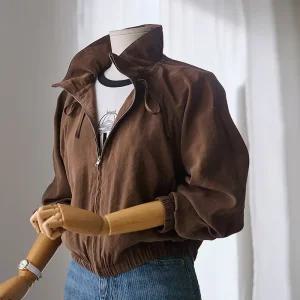 (안나앤모드) A. 켄트 텐셀 하이넥 블루종 [자켓D0717H01]