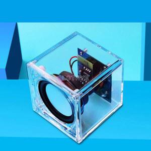 DS QF 미니 오디오 블루투스 DIY 전력 만들기 전자 키트 모바일 스피커 납땜 부품 소형