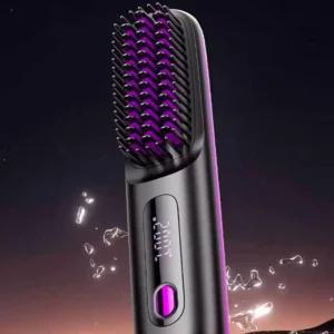 휴대용 헤어 스타일링 무선 콤보 매직 브러쉬 빗 고데기